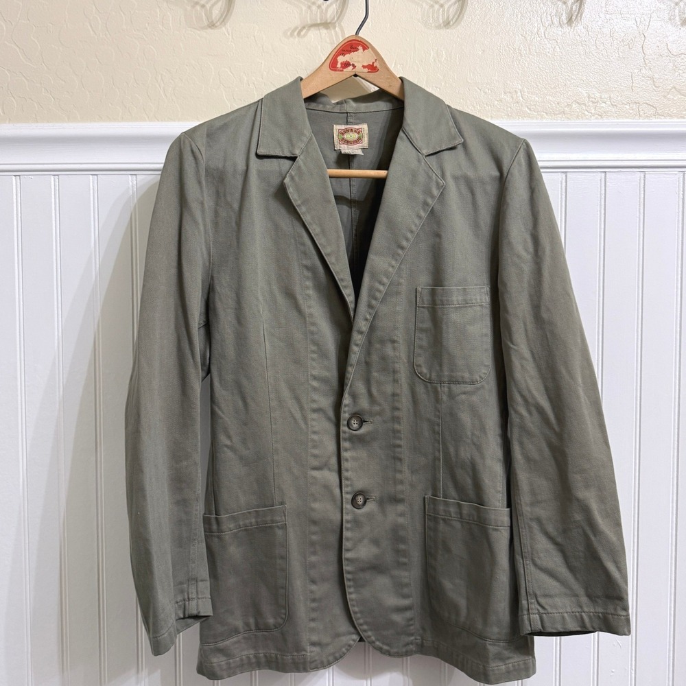 Banana Republic Vintage Mens Italian Waiters Jacket (RARE), Olive Drab, S
